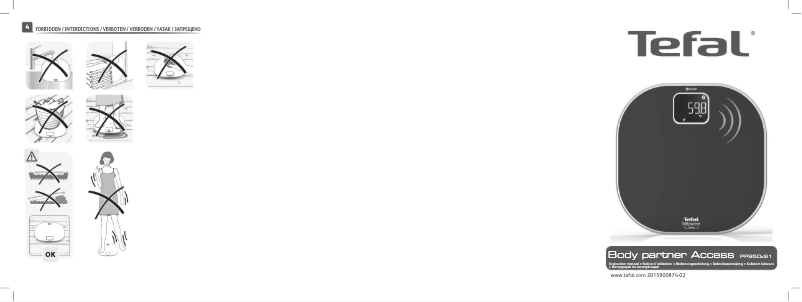 Page 1 de la notice Manuel utilisateur Tefal Body Partner Access PP9500