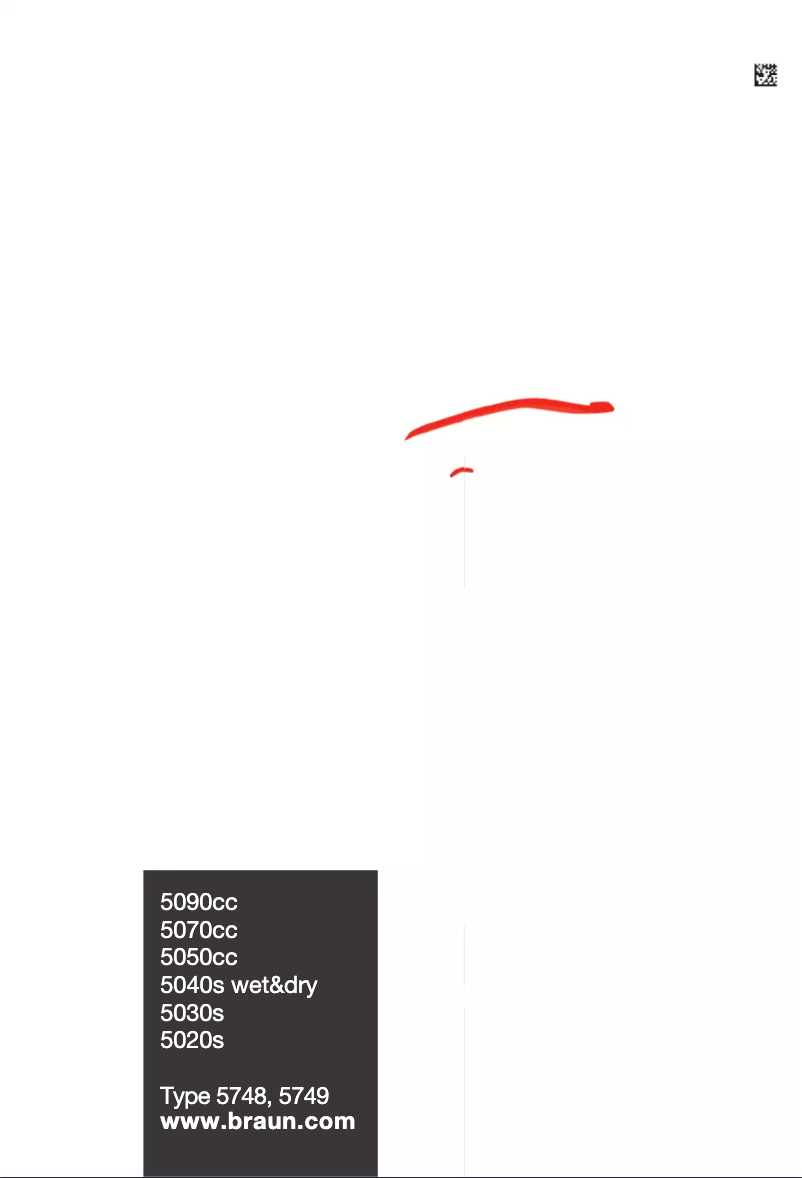 Image de la première page du manuel de l'appareil Series 5 5030S