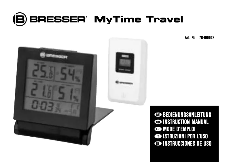 Image de la première page du manuel de l'appareil MyTime Travel