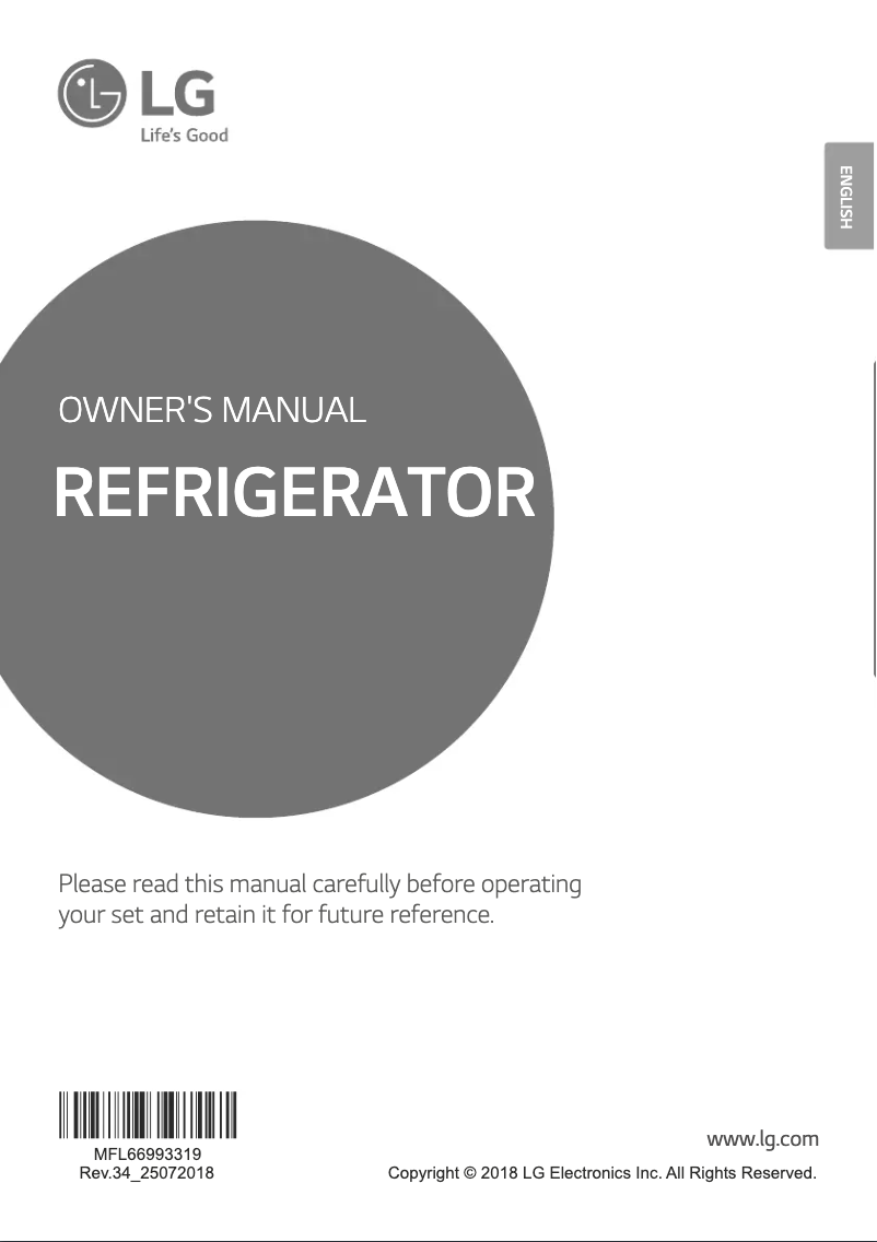 Página 1 del manual Manual de usuario LG GL-B195RDGU