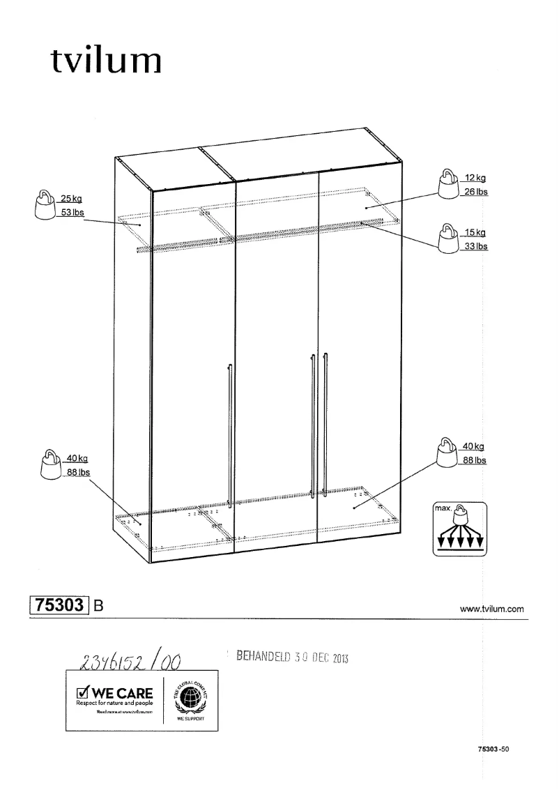 Page 1 de la notice Manuel utilisateur Leen Bakker Bergen