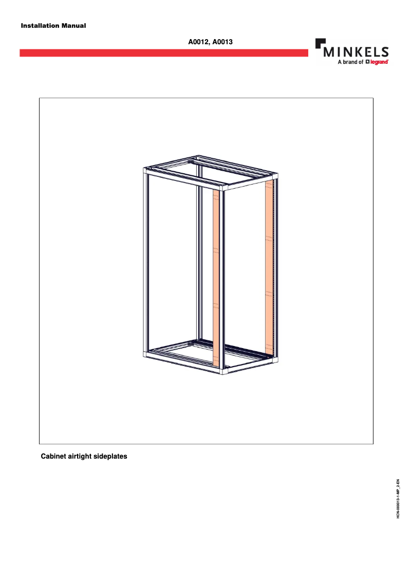 Image de la première page du manuel de l'appareil A0013-000042-900-1