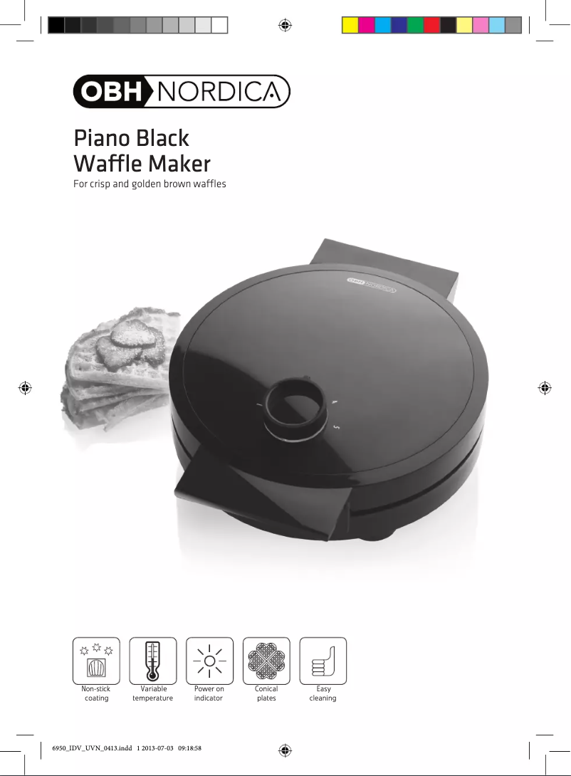 Image de la première page du manuel de l'appareil Piano Black 6950