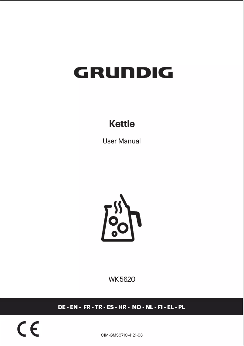 Page 1 de la notice Manuel utilisateur Grundig WK 5620