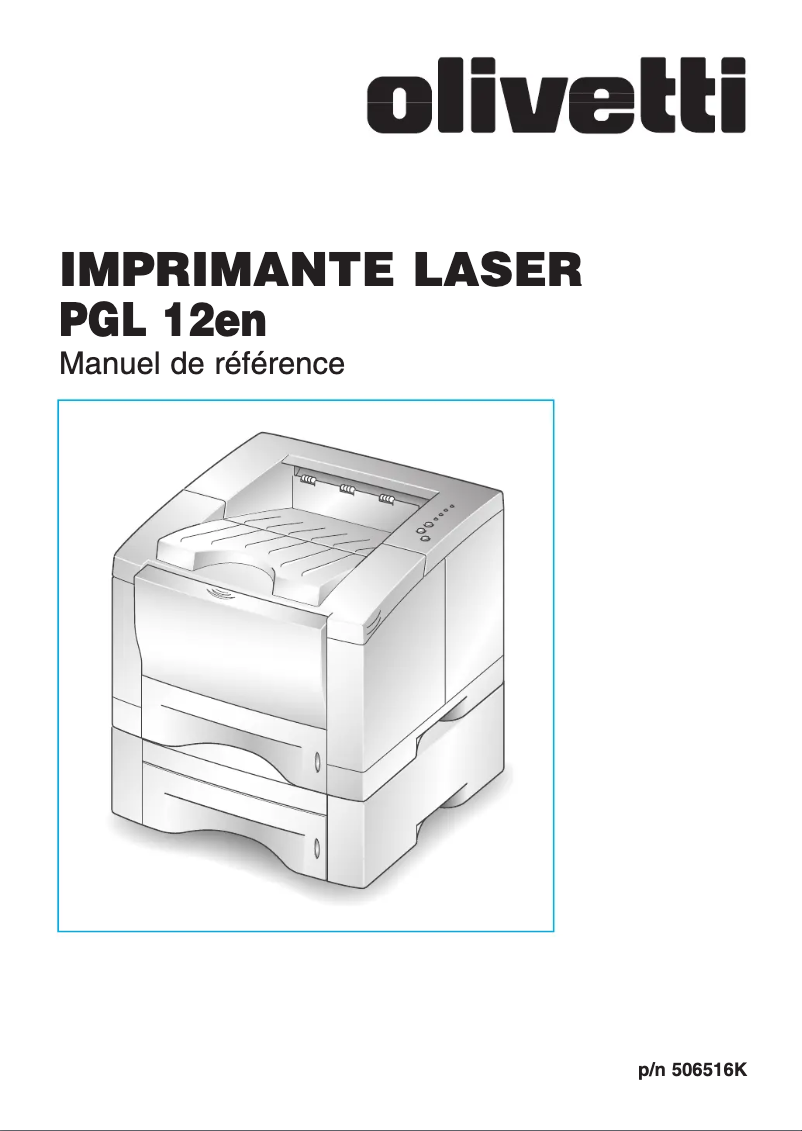 Image de la première page du manuel de l'appareil PG L12en