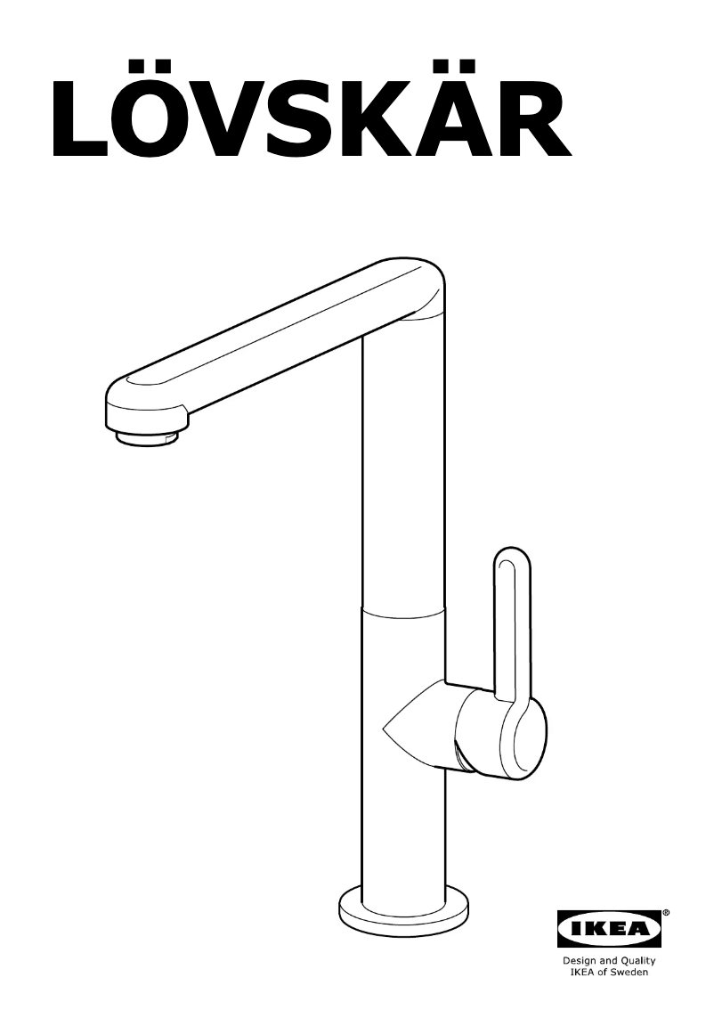 Página 1 del manual Manual de usuario Ikea LOVSKAR