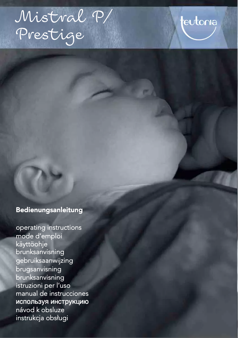 Page n°1 - Manuel utilisateur Teutonia Mistral P