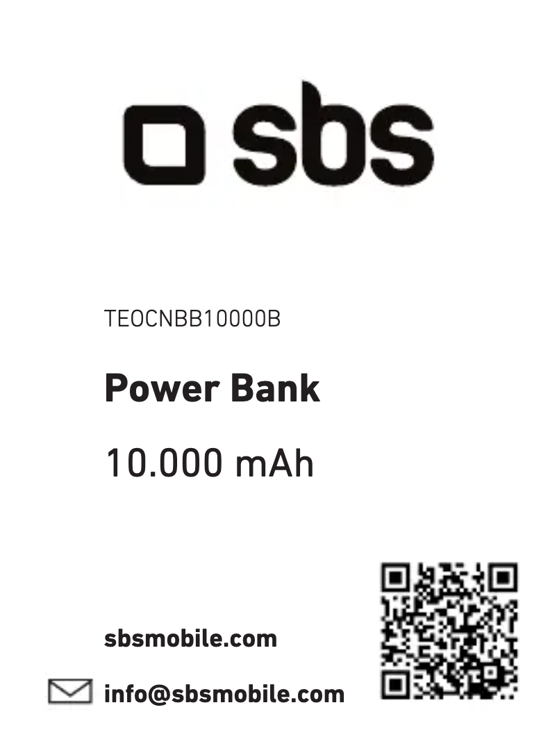 Page n°1 - Manuel utilisateur SBS TEOCNBB10000B