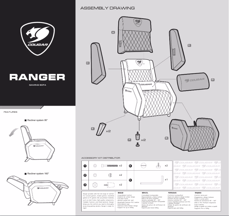 Página 1 del manual Manual de usuario Cougar Ranger