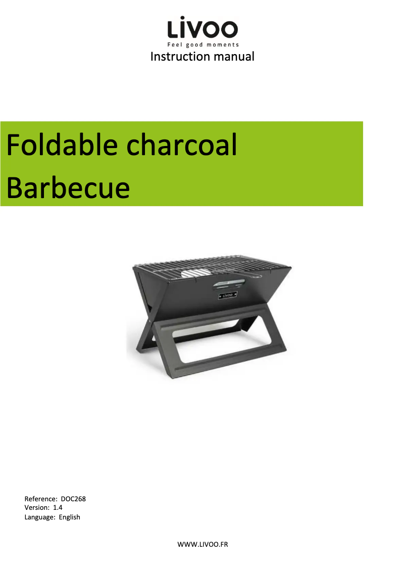 Image de la première page du manuel de l'appareil DOC268