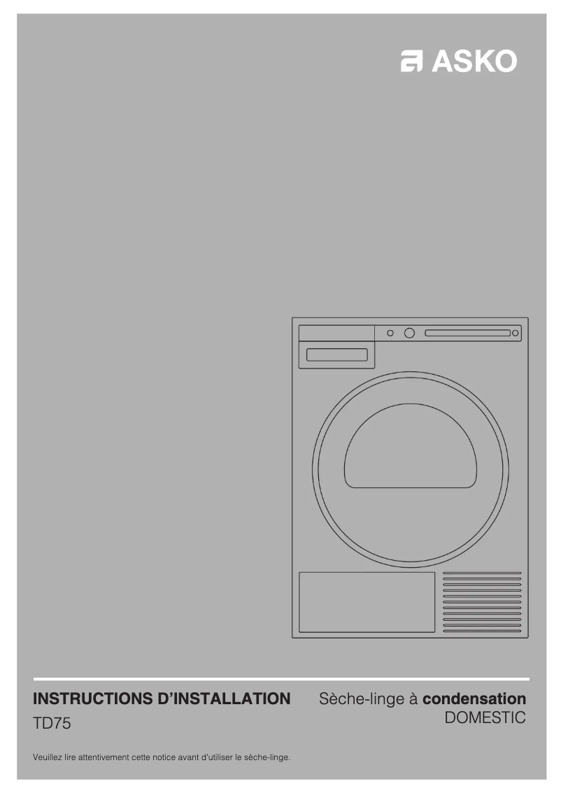 Image de la première page du manuel de l'appareil T208C.W.U