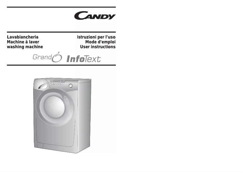 Page n°1 - Manuel utilisateur Candy GO 616-83S