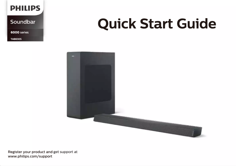 Image de la première page du manuel de l'appareil TAB6305