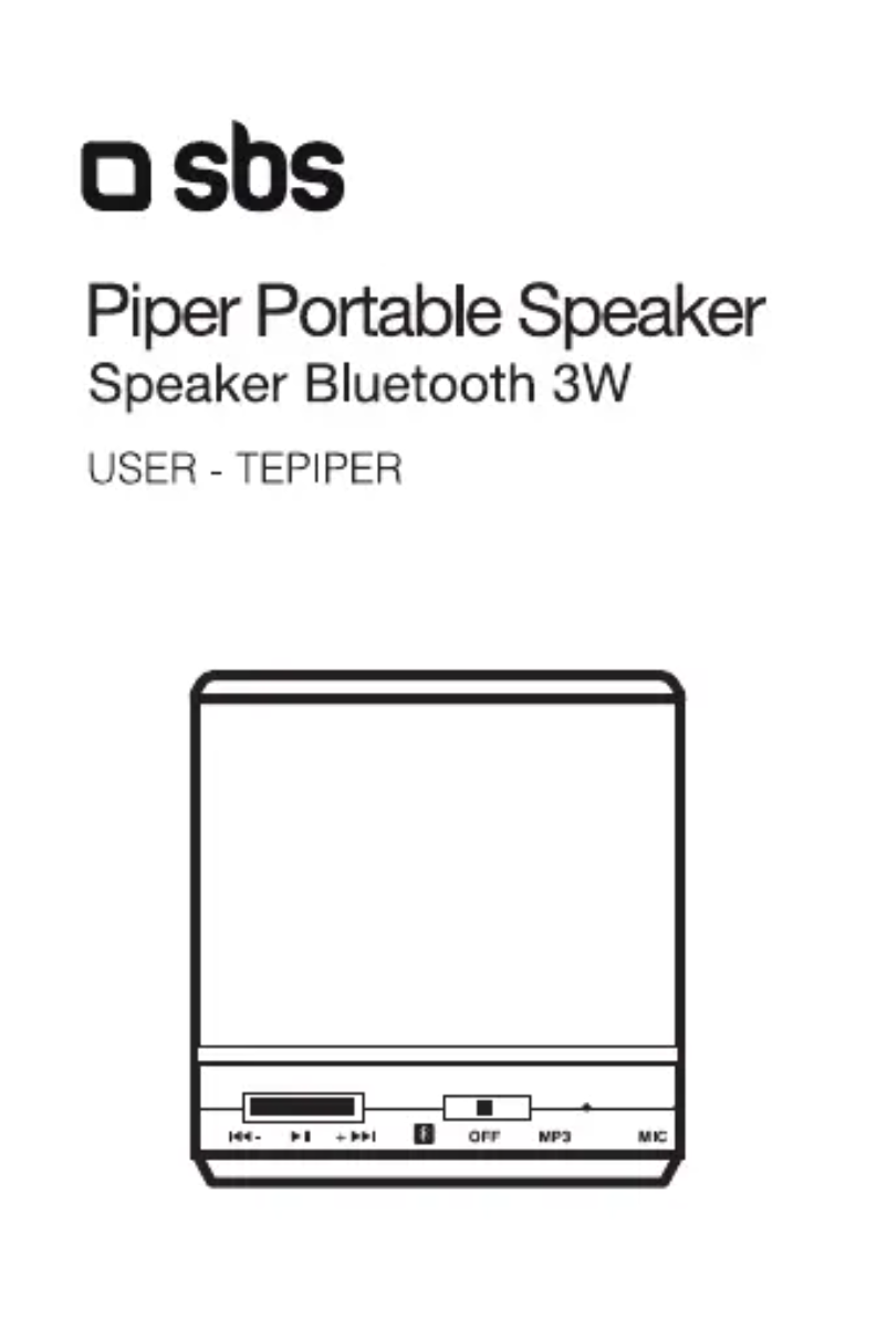 Imagen de la primera página del manual del dispositivo TEPIPERB
