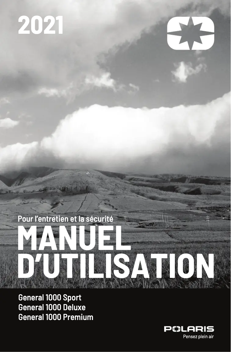 Page n°1 - Manuel utilisateur Polaris General 1000 Sport (2021)