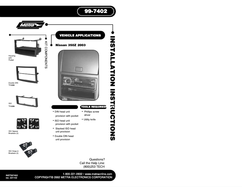Image de la première page du manuel de l'appareil 99-7402