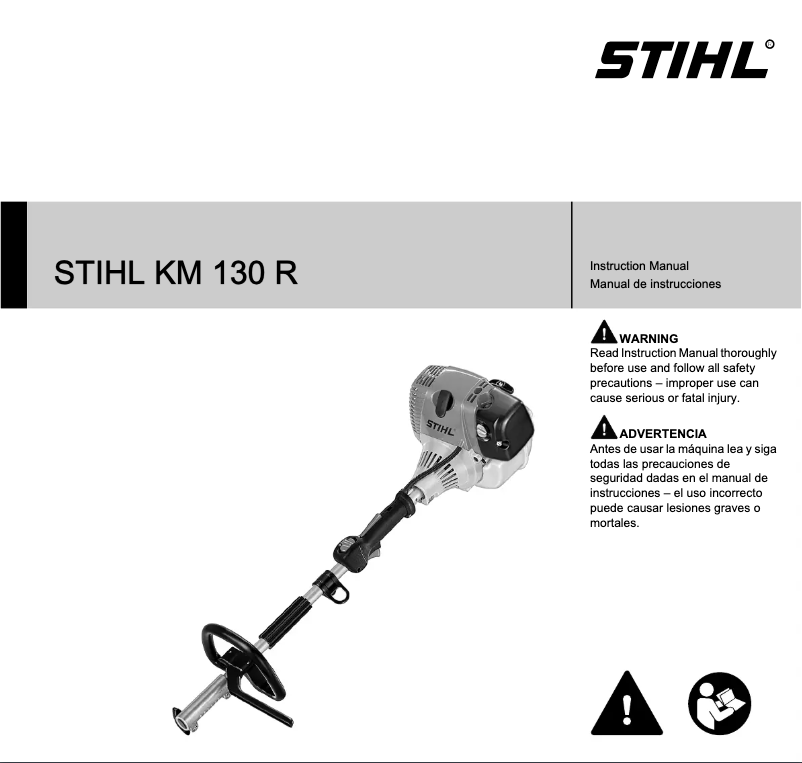 Page 1 de la notice Manuel utilisateur Stihl KM 130 R