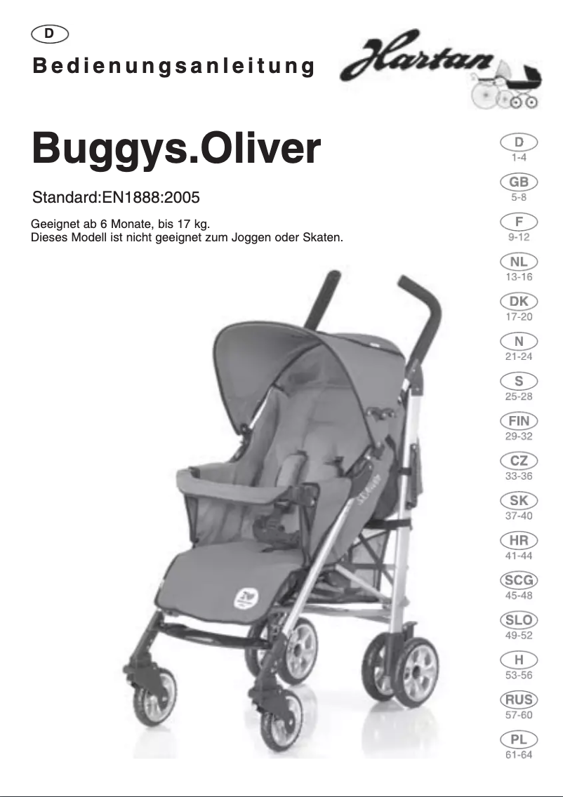 Page 1 de la notice Manuel utilisateur Hartan s.Oliver