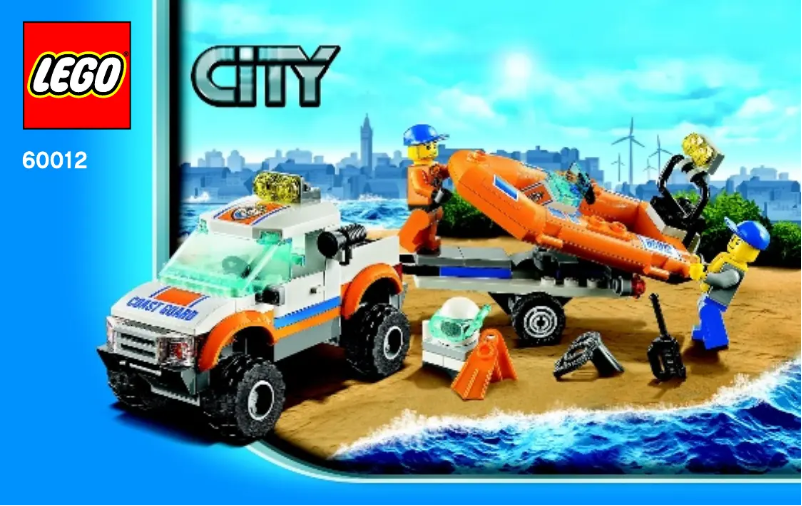 Page 1 de la notice Manuel utilisateur Lego 4x4 & Diving Boat