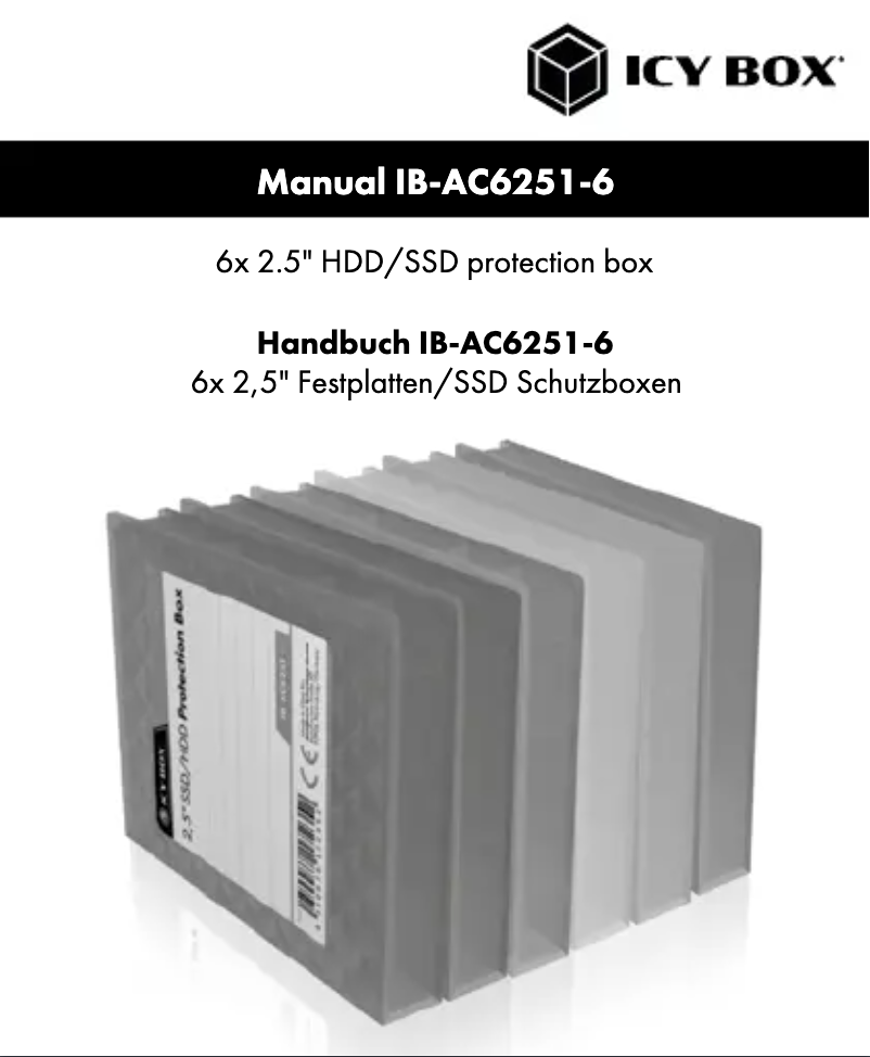 Page n°1 - Mode d'emploi Icy Box IB-AC6251-6