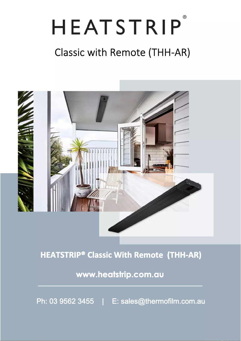 Image de la première page du manuel de l'appareil THH 3200AR