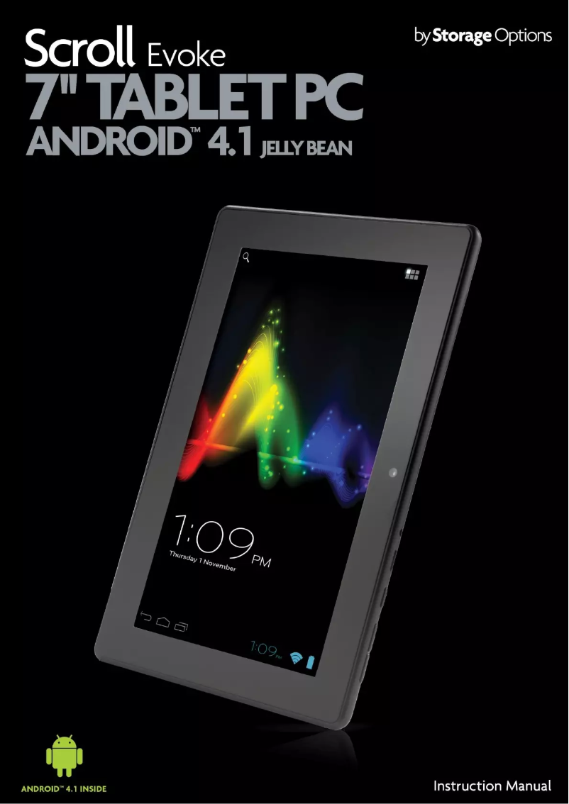 Image de la première page du manuel de l'appareil Scroll Evoke