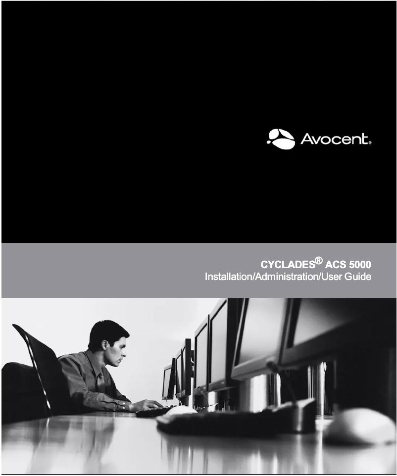 Page n°1 - Manuel utilisateur Avocent ACS5016DAC-001