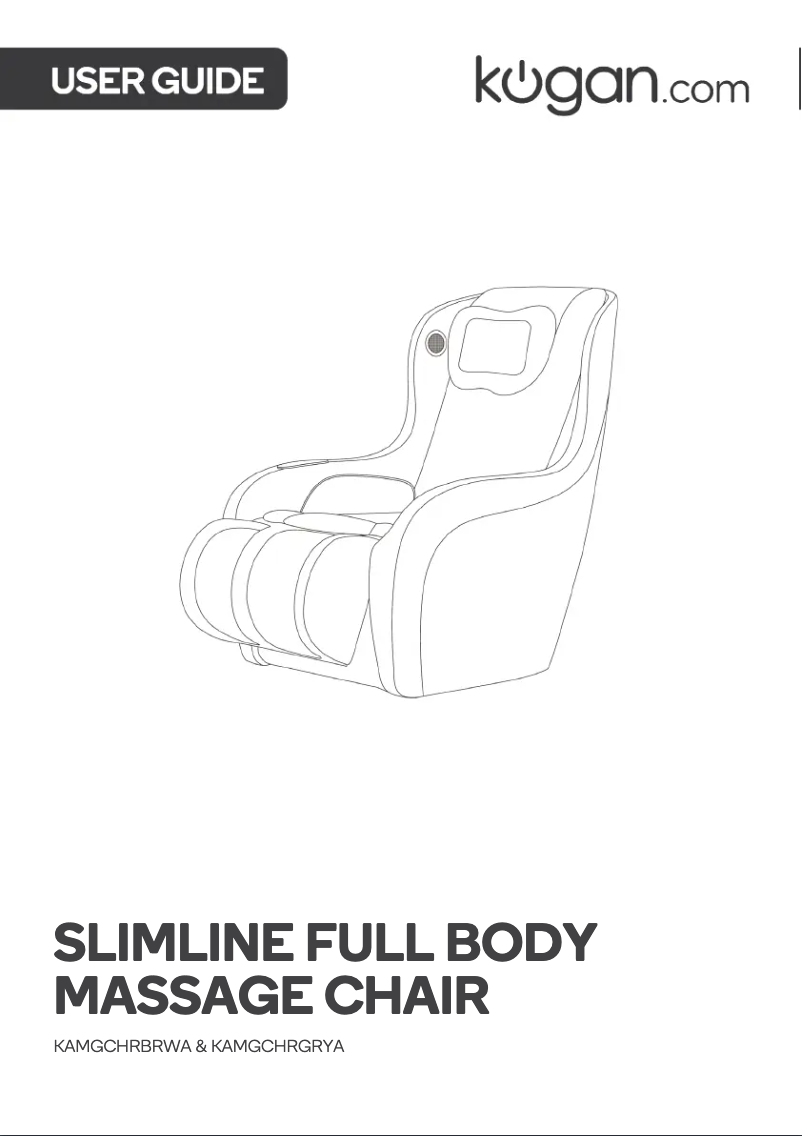 Page 1 of the manual User Manual Kogan KAMGCHRBRWA