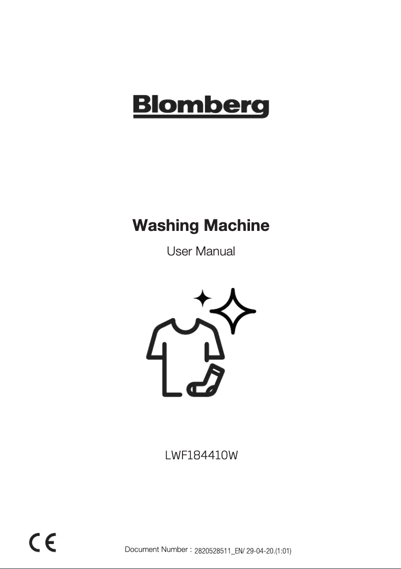 Page n°1 - Manuel utilisateur Blomberg LWF184410W