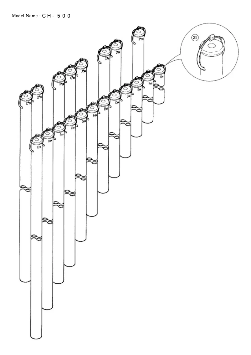 Page n°1 - Manuel utilisateur Yamaha YCH-585