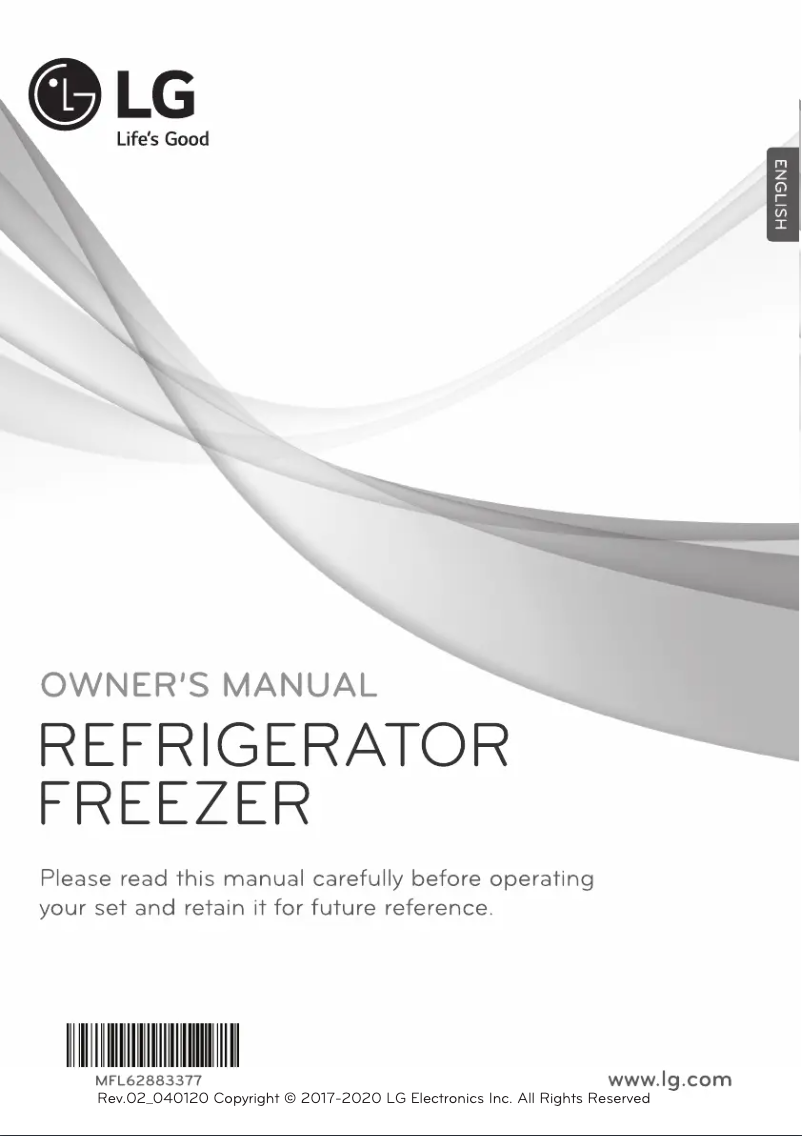 Page 1 de la notice Manuel utilisateur LG GB-310RWL