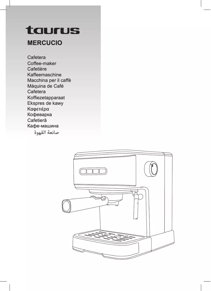 Image de la première page du manuel de l'appareil Mercucio