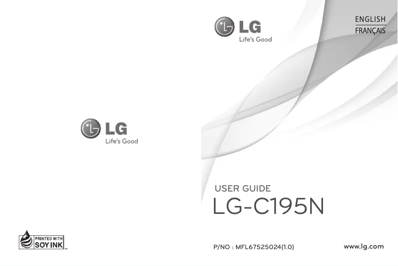 Page n°1 - Manuel utilisateur LG C195N