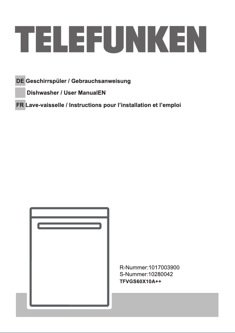 Page n°1 - Manuel utilisateur Telefunken TFVGS60X10A