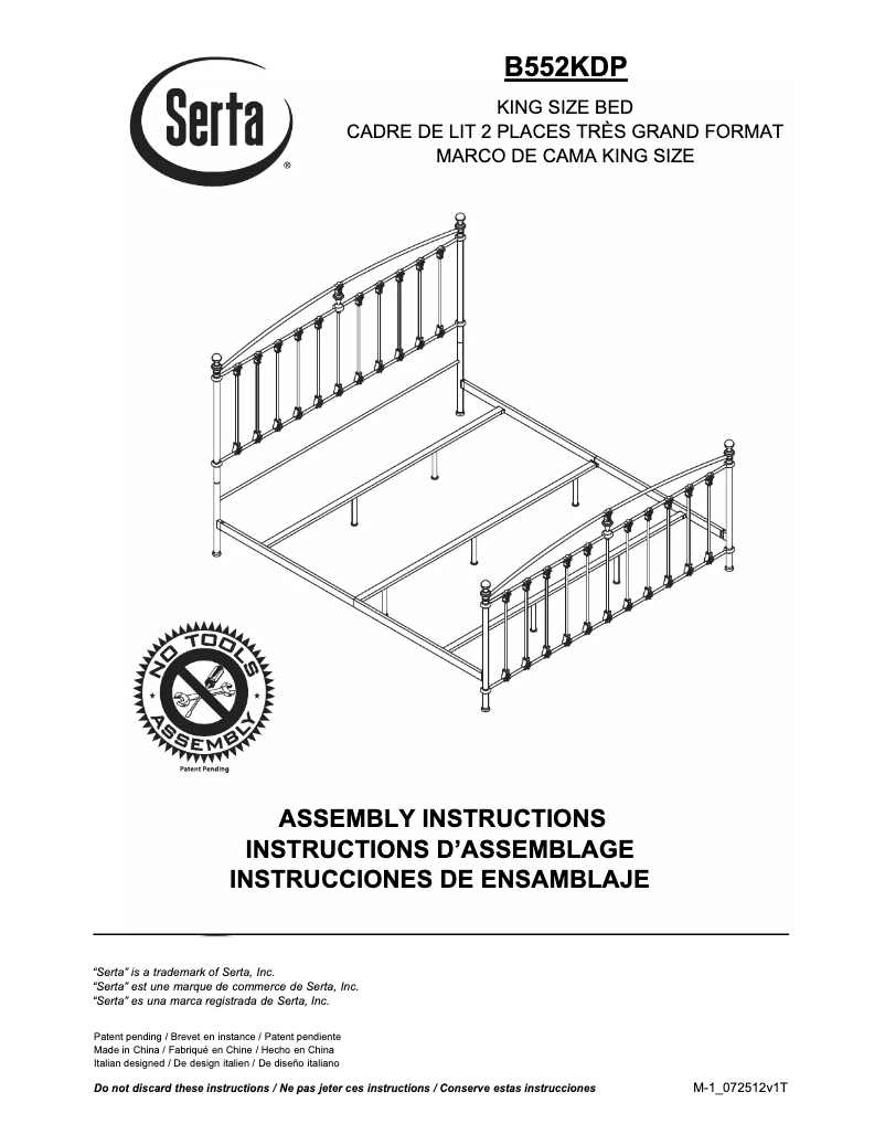 Page n°1 - Manuel utilisateur Bell'O B552