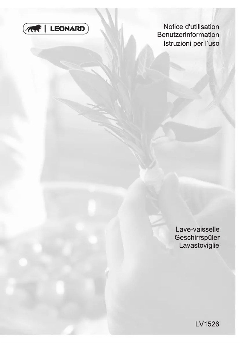 Page 1 de la notice Manuel utilisateur Leonard LV1526