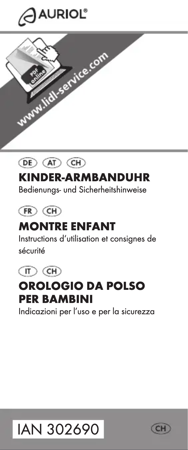 Page 1 de la notice Manuel utilisateur Auriol 2-LD5350-1-4