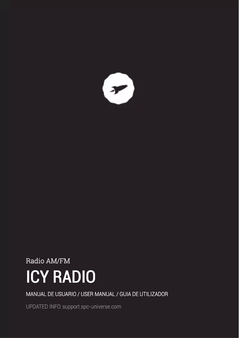 Page 1 de la notice Manuel utilisateur SPC Icy Radio