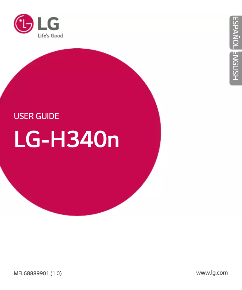 Page 1 de la notice Manuel utilisateur LG Leon LTE