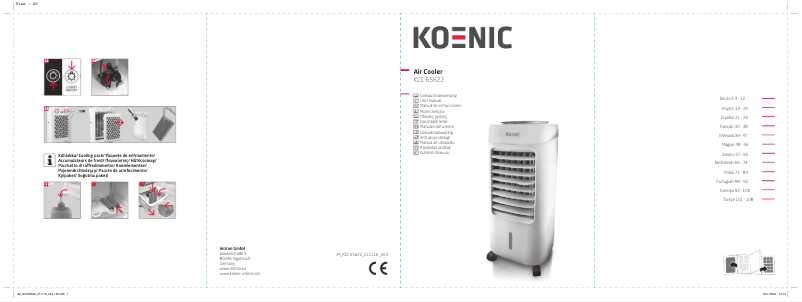 Page 1 de la notice Manuel utilisateur Koenic KCC 65622