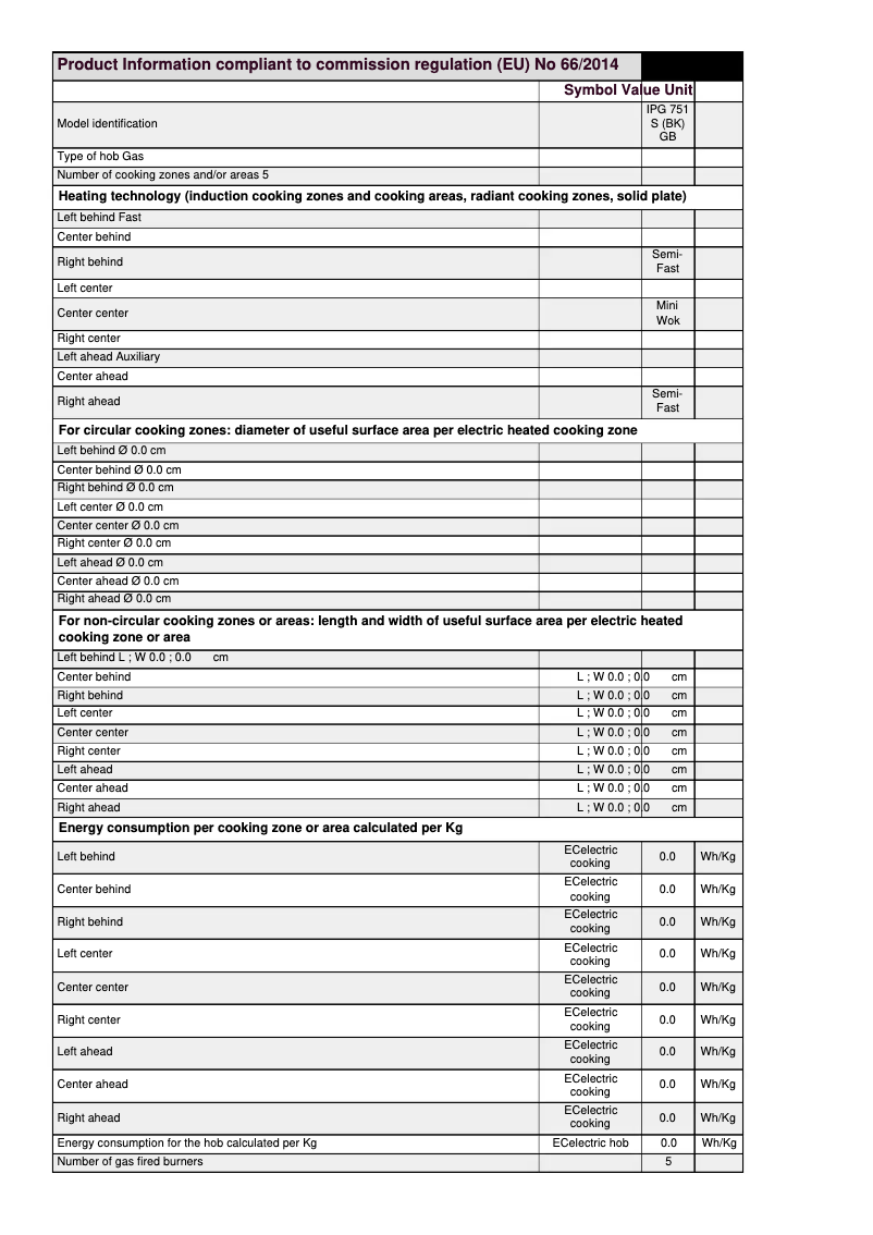 Image de la première page du manuel de l'appareil IPG 751 S (BK) GB