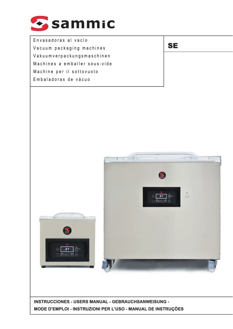 Página 1 del manual Manual de usuario Sammic SE-208
