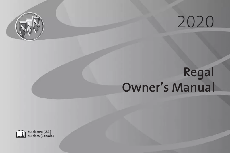 Page 1 de la notice Manuel utilisateur Buick Regal TourX (2020)