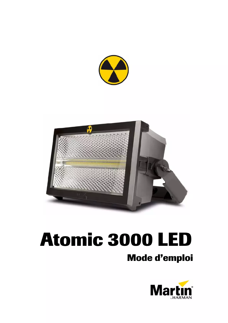 Page n°1 - Manuel utilisateur Martin Atomic 3000 LED