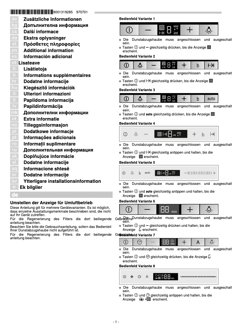 Page n°1 - Manuel utilisateur Siemens LZ10ITP00