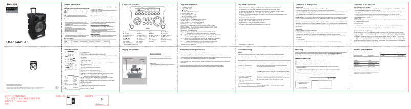 Page n°1 - Manuel utilisateur Philips TAX4205