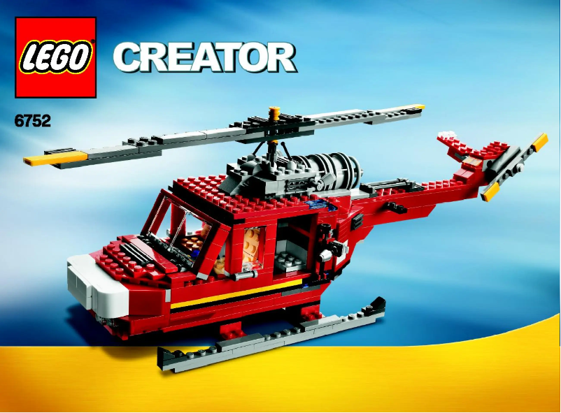 Page n°1 - Manuel utilisateur Lego Creator 6752