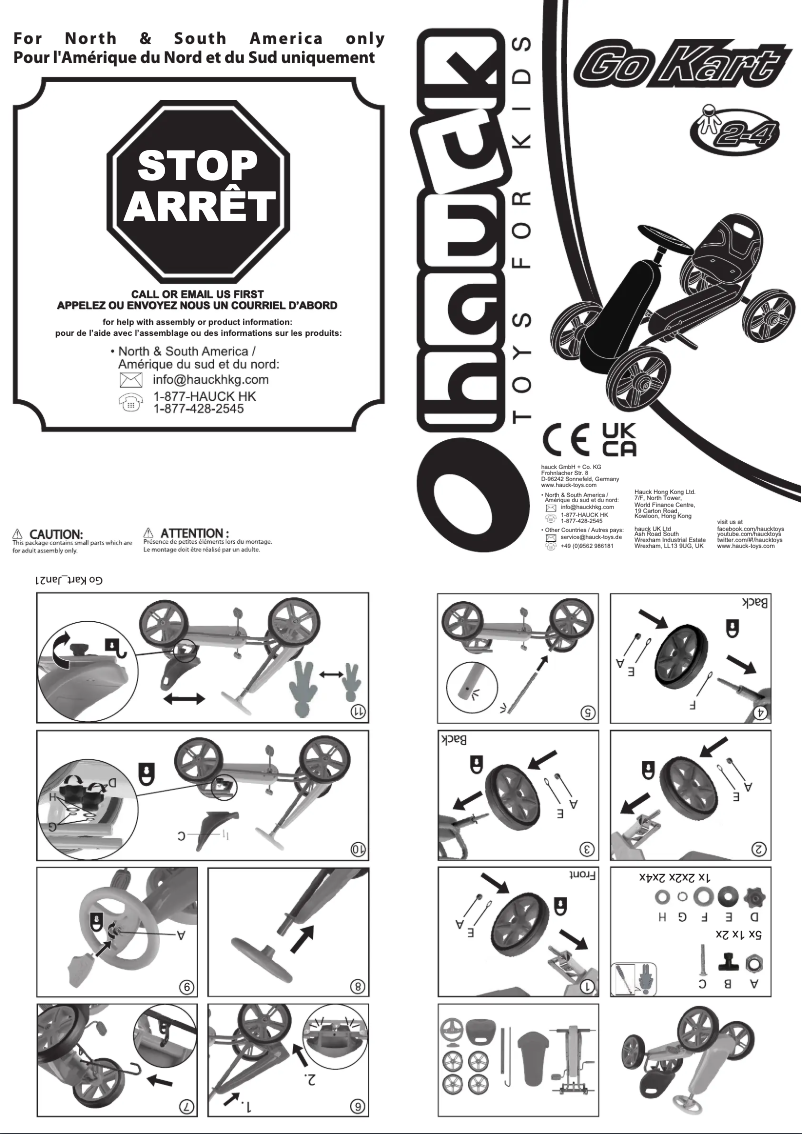 Page n°1 - Manuel utilisateur Hauck Turbo II