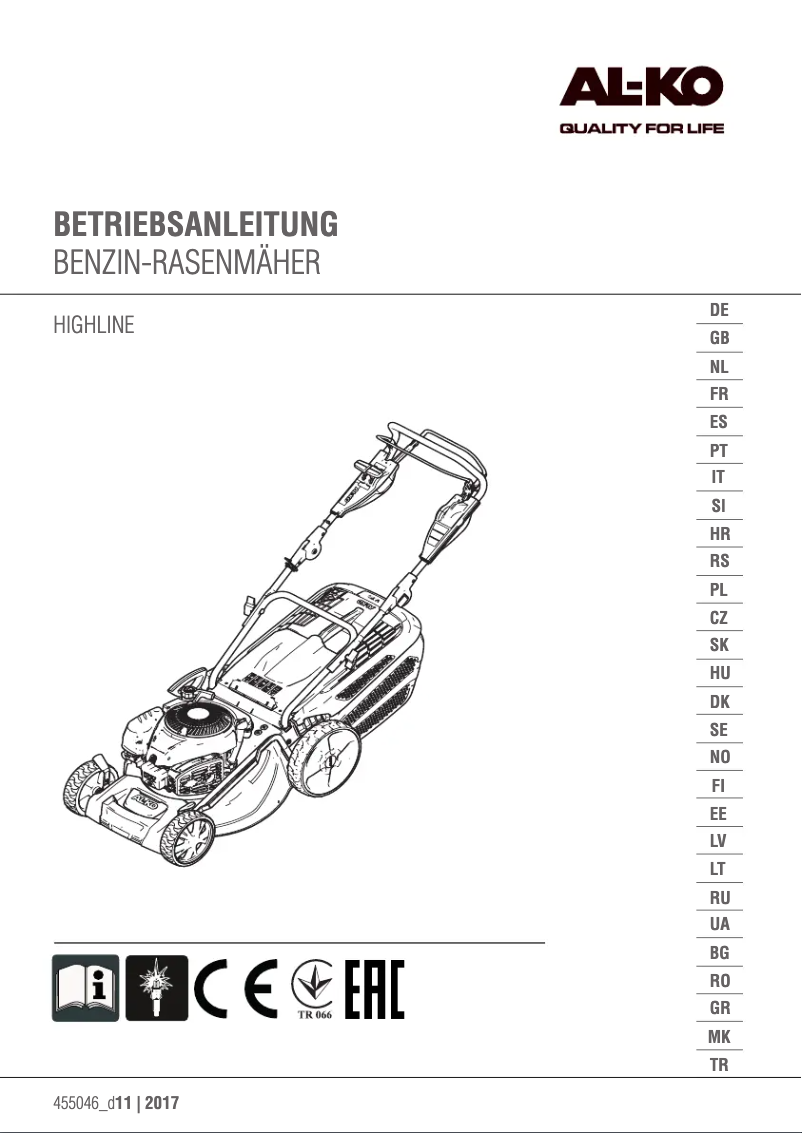 Image de la première page du manuel de l'appareil Premium 470 VS-B