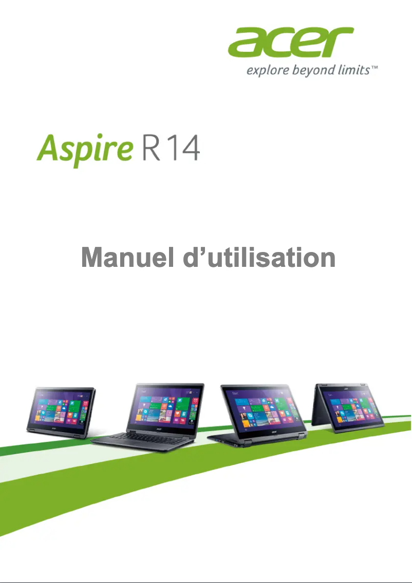 Página 1 del manual Manual de usuario Acer Aspire R3-471TG